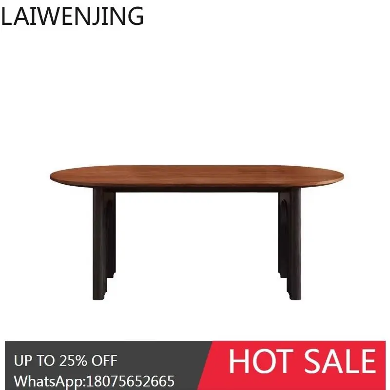 HLZ French Retro  Dining Table and Chairs Antique Style Combination Rectangular Light Luxury Small Apartment Dining Table