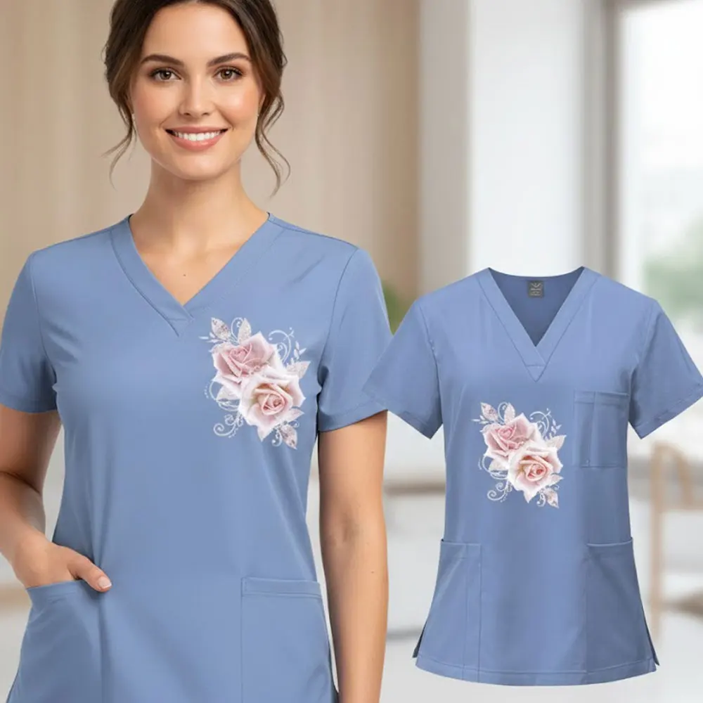 

Bespoke Pro Vet Scrubs: быстросохнущая рабочая одежда унисекс | Оборудование для выступлений с фирменной печатью для ежедневных работников клиники и домашних животных
