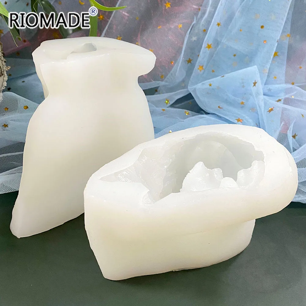 Big Size 3D Angel Silicone Candle Mold DIY Handmade Crafts Aromatherapy Soap Gypsum Making Mould Home Decorative Ornaments Tools