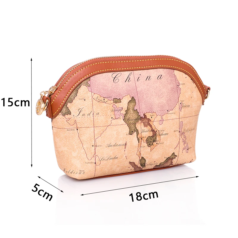 Waterproof Vintage Bag Leather Shoulder Bag Fashion Messenger Bag Women Travel Trend Clutch