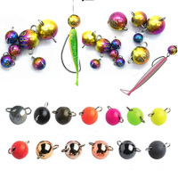 1pc brilliant colors Sinkers 1g-60g Fishing Weights Sinkers For Bass Fishing Tackle Accessories