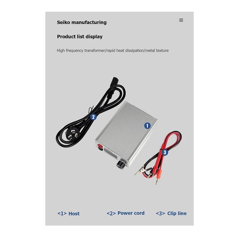 HR1520 Motherboard Short Circuit Tester 15V 20A Adjustable Multifunctional Power Supply For Phone Repair Easy To Use (EU Plug)