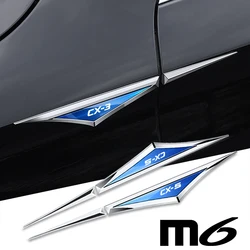 2pcs alloy car stickers car accsesories accessory for Mazda CX-3 CX-4 CX-5 CX-7 CX-8 CX-9 CX-30 ATENZA AXELA