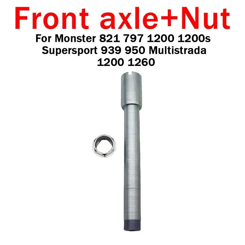 

For Ducati Monster 821 797 1200 1200s Supersport 939 950 Multistrada 1200 1260 25CM Front Wheel Axle Pivot Bolt Holder