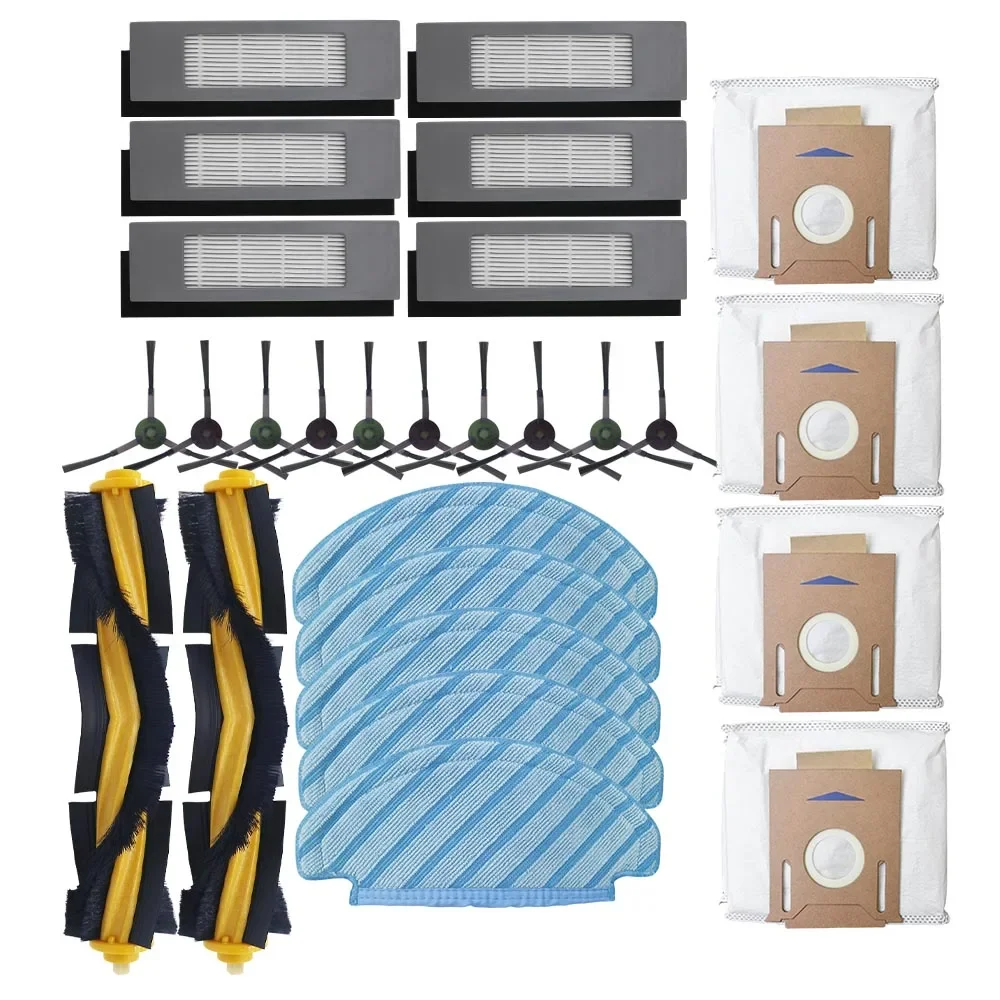 Spazzola principale/laterale per ECOVACS DEEBOT OZMO T8 / T8 AIVI Robot aspirapolvere filtro per sacchetti di polvere accessori per panno usa e getta