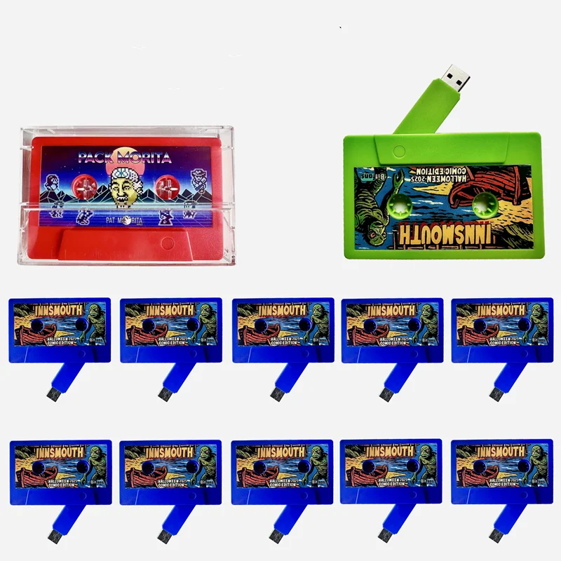 

Free Custom LOGO Color Cassette Tape USB2.0 Flash Drive 4gb 8gb 16gb 32gb 64gb 128gb and Transparent Box