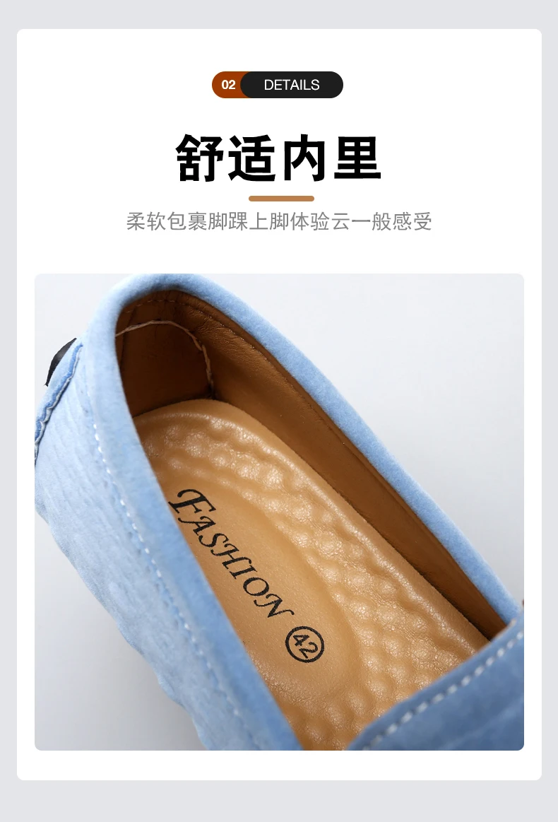 2025 Neues Modell Handgefertigte Loafer für Herren, Leichter Luxus Krokodilmuster Trendige Vielseitige Slip-On Freizeitschuhe, Unisex Fahr- und Modeschuhe – Detail 9