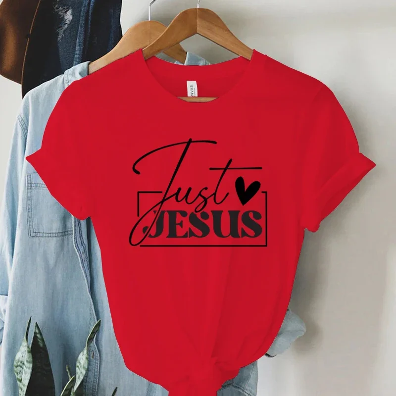 Grafik Weibliche Sommer Religiöse Christian T-shirt Frauen T-Shirts Christian Jesus Brief Hemd Harajuku Ästhetische Kleidung