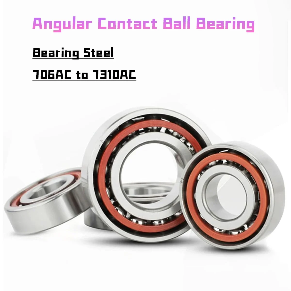 SIGU 1pcs 706ac 708ac 7000ac 7002ac 7003ac 7004ac 7005ac To 7310ac Precision Angular Contact Ball Bearing Steel Spindle Bearing