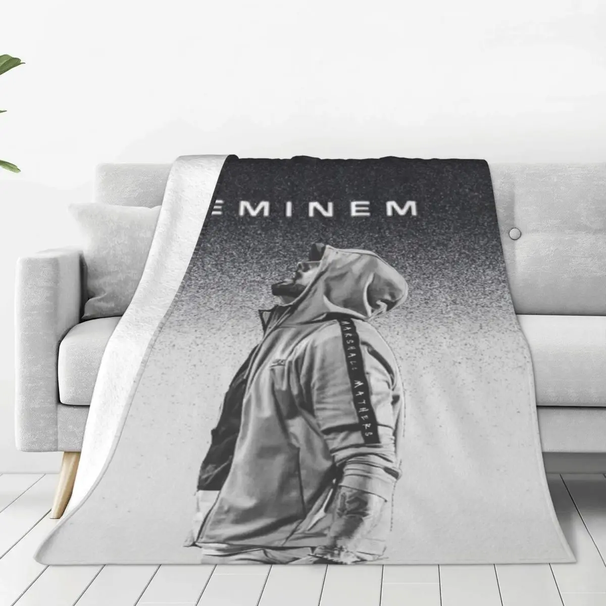 

Теплое Флисовое одеяло Eminem Pop, весна-осень