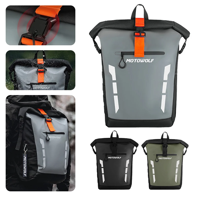 

Для R1200GS LC ADV R1250 GS Adventure Универсальный мотоциклетный рюкзак Водонепроницаемая велосипедная сумка Портативная мотосумка Уличная походная сумка