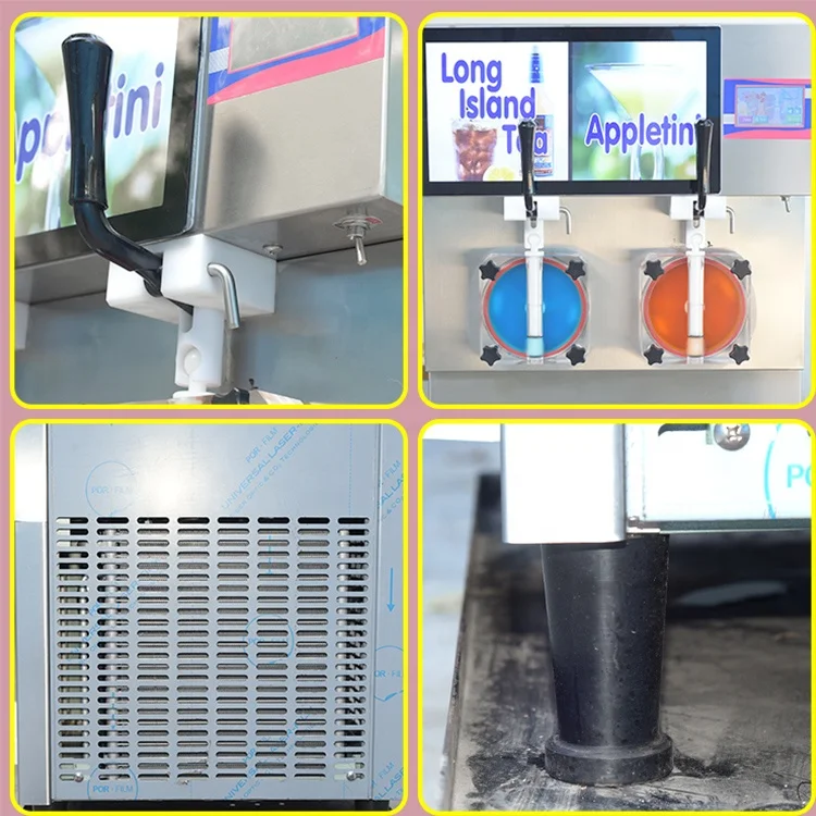 High Quality 2 Tank Slash Machineice Slush Machine Frozen Icee Slush Machine