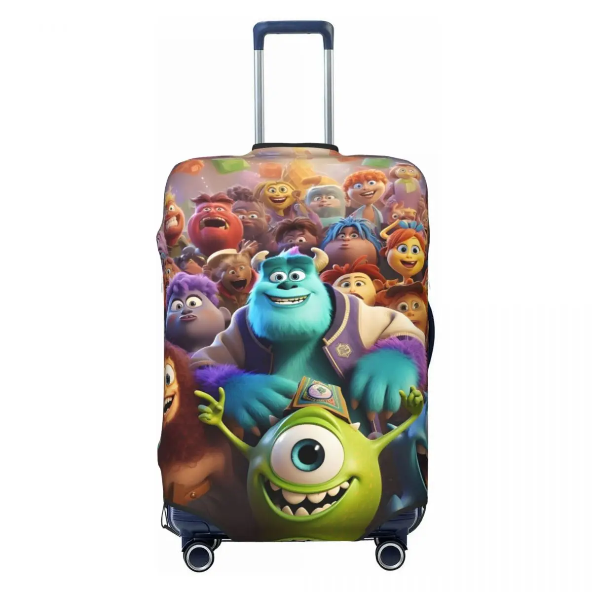 

Custom Monsters University Luggage Cover Fashion Suitcase Protector Covers Suit For 18-32 inch