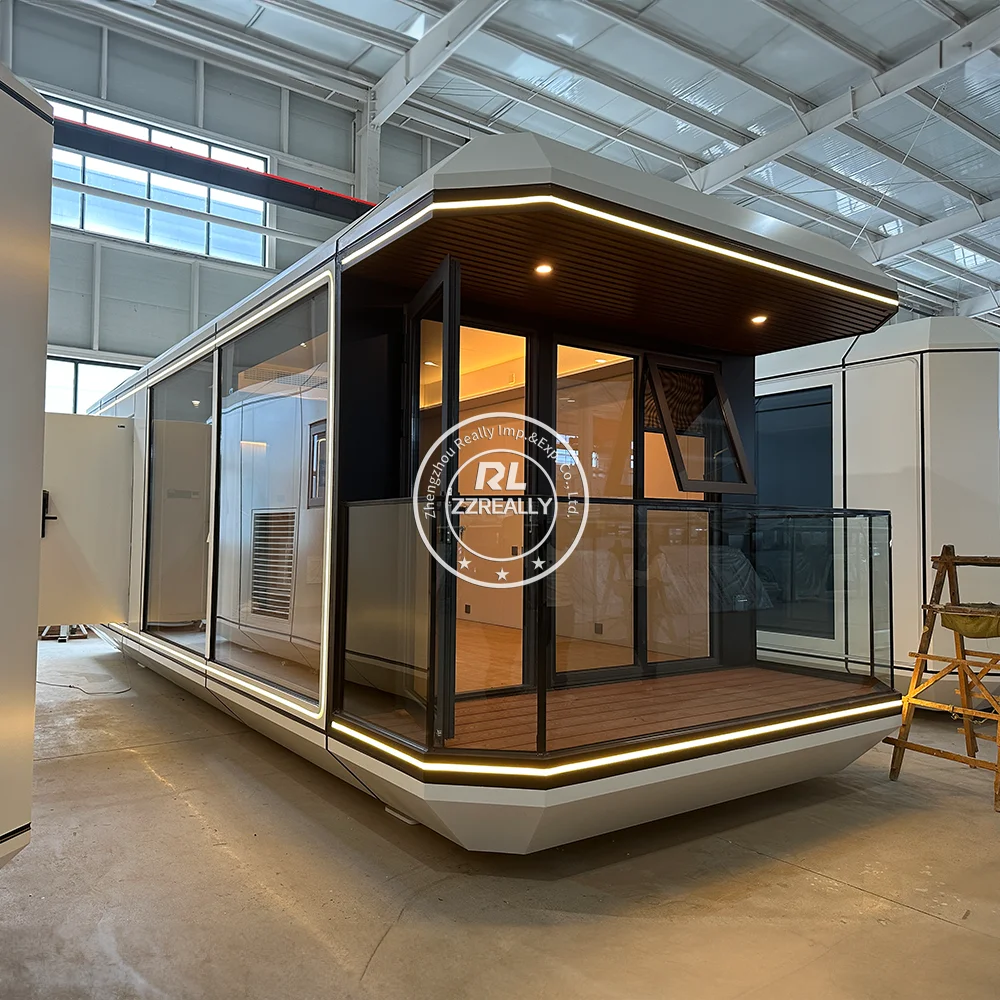 

Customized Modular Design Capsule House Prefabricated Outdoor Space Capsule Hotel Container House