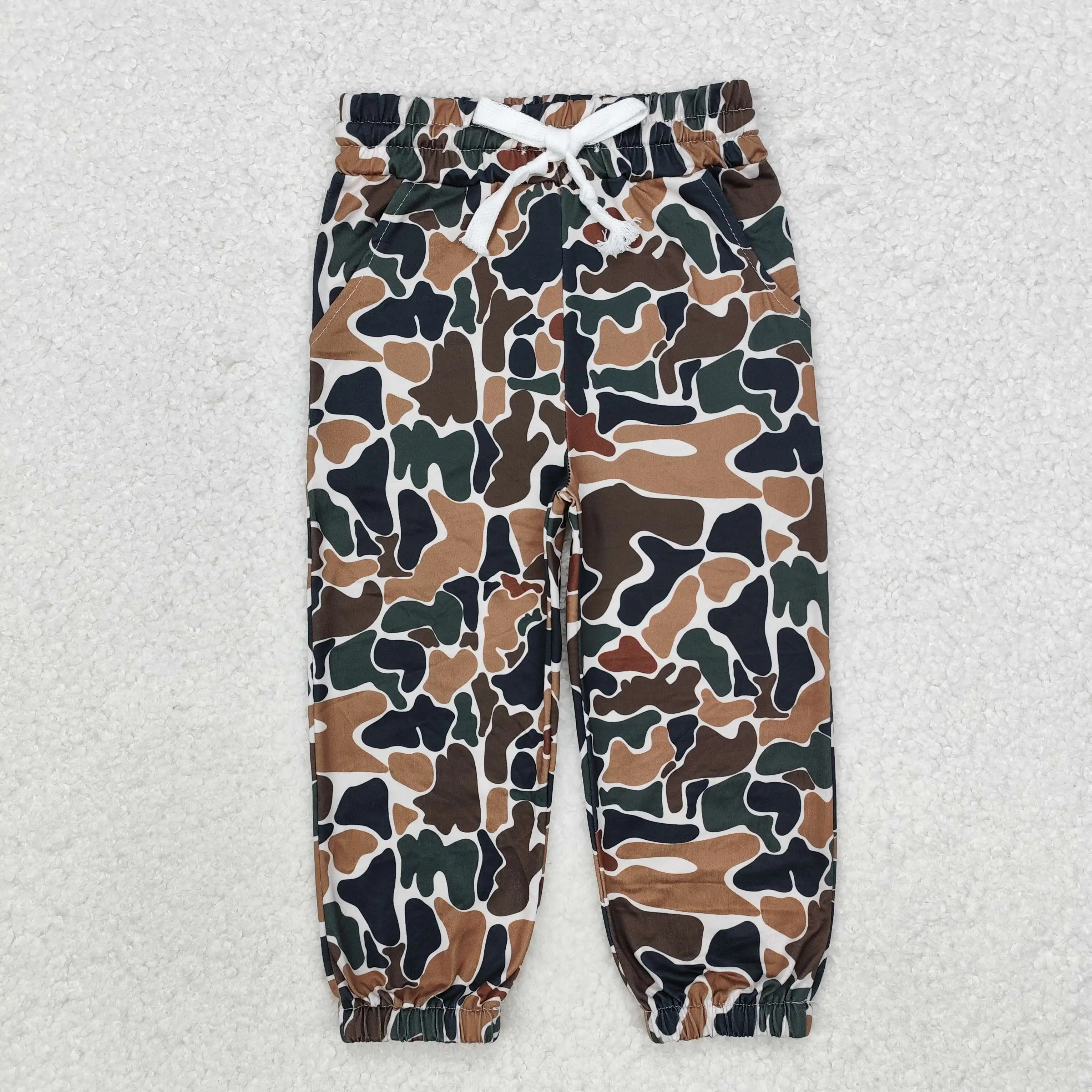 Wholesale Women Boutique Trousers Pajamas Pants Adjustable Adult Camo Bottoms Comfortable Parent-child Matching Clothing