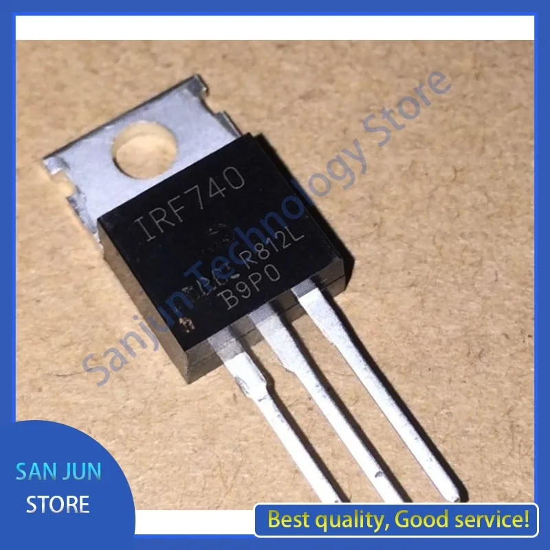

10~100pcs IRF740 TO-220 400V 10A New MOS MOSFET N-Channel, New Original