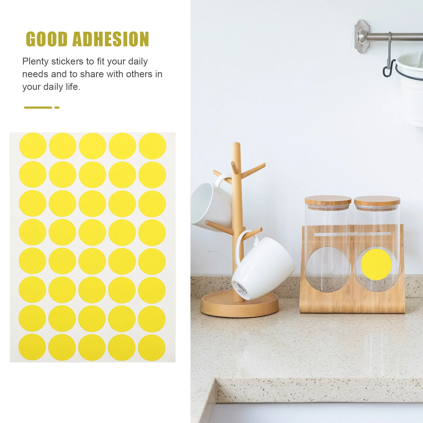 

Round Label Stickers 10 Sheets Peel Stick Matte Finish for Jars Bottles Office Projects Circle Stickers Round Labels