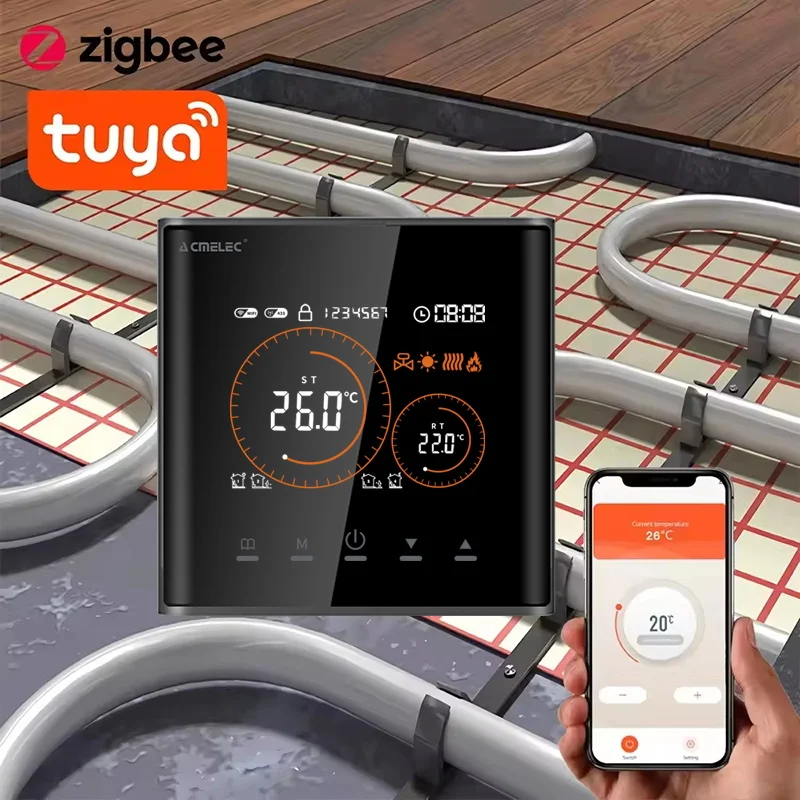 Tuya WIFI 16A 3A Floor Heating Thermostat Smart Home Underfloor Thermoregulator with Alexa Yandex Google Temperature Controller