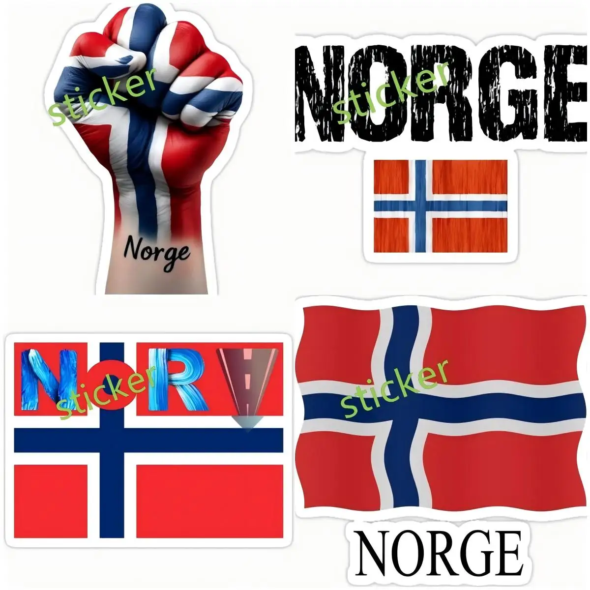 

Norge Car Sticker Decal Norway Decor For Auto Motocross Racing Laptop Helmet Trunk Wall Stickers Home Accessory Appliance Adult