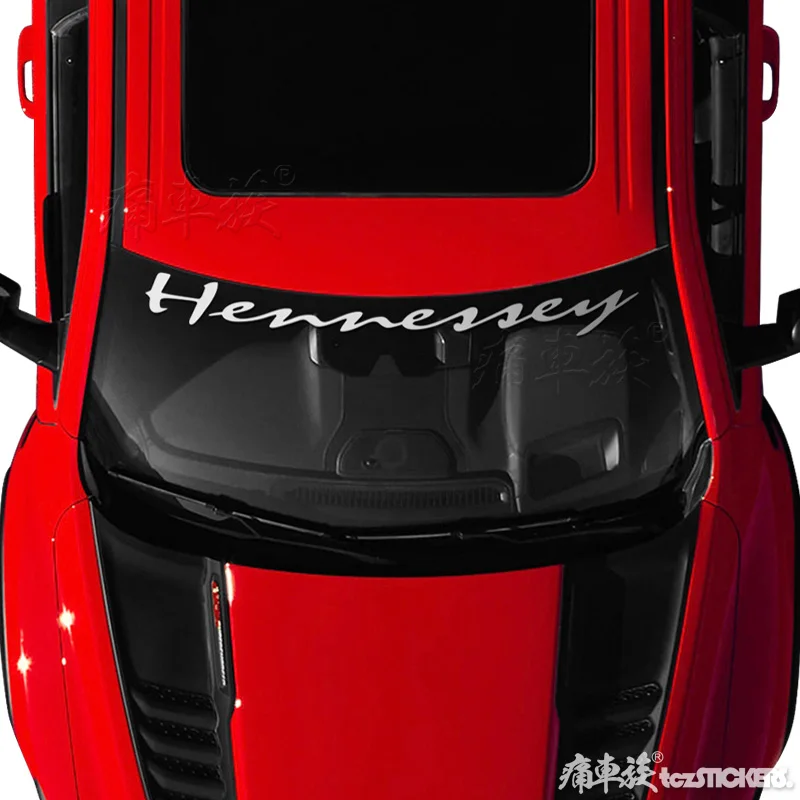 

Car sticker For Ford Mustang Bronco Dodge Ram TRX Raptor F150 Hennessey Front windshield decorative decal accessories