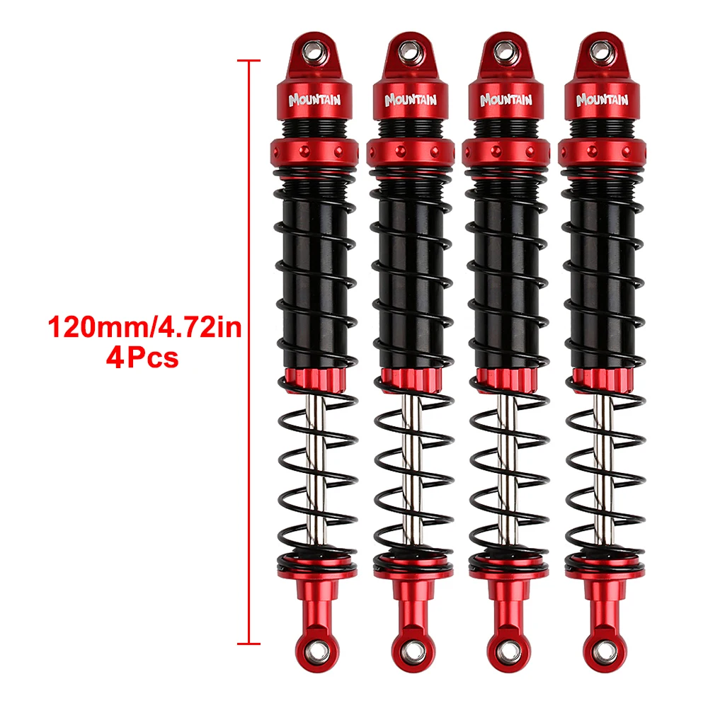 INJORA Aluminium Schokdemper 90/100/110/120mm Demper Voor 1/10 RC Crawler Auto Axiale SCX10 90046 Capra AXI 231017   TRX-4 Gen8