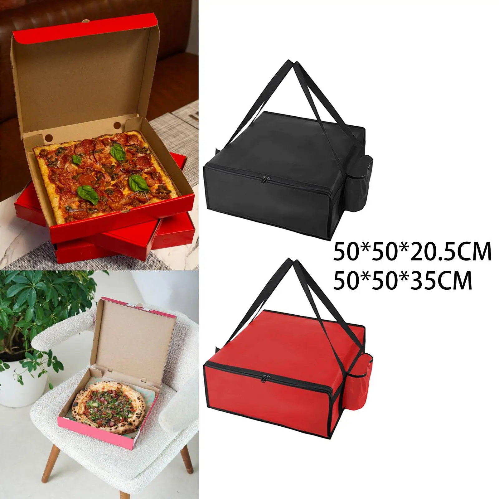 

Pizza delivery bags, catering bags, home use bags, large capacity bags,
