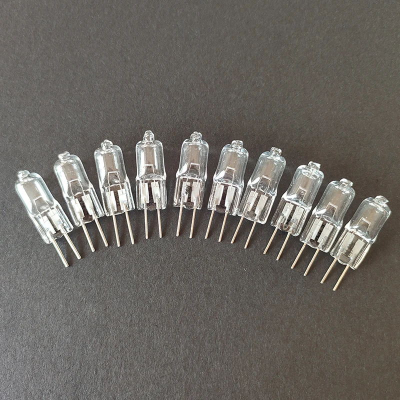 2PCS 5PCS G4 Halogen Lamp Bulb Beads 6V 5W 10W 15W 20W 25W 30W Microscope Optical Instrument Halogen Bulb Flashlight