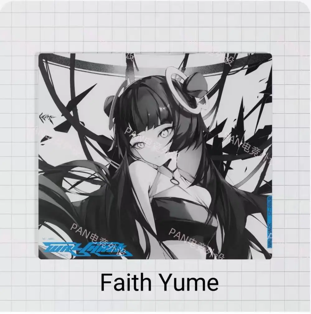 WALLHACK Glass Gaming Mouse Pad Upgrade Faith Yume Coating Frenzy SORA Glass Custom FPS Desk Mat Esport Office Gamer Accessories