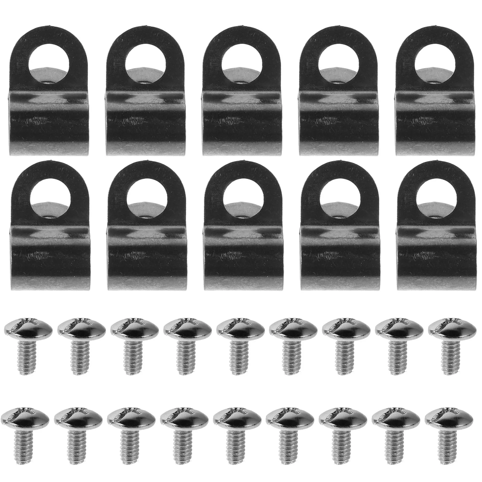 

20Pcs Ice Hockey Locking Clips Universal Visor Fastener Replacement Buckle Repair Mounting Accessories Buckle Repair Kit
