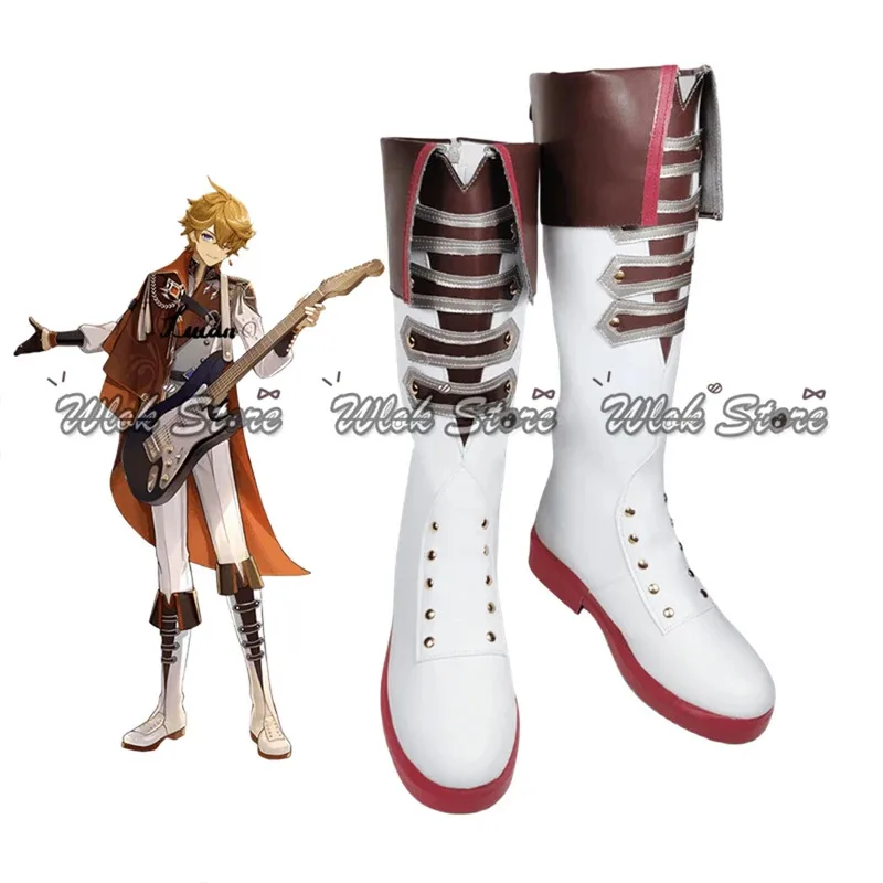 ss232023 เก็นชิน อิมแพ็ค ซิมโฟนีออร์เคสตราคอสเพลย์ทาร์ตาลียาคอนเสิร์ตเครื่องแต่งกายถุงมือคลิปหูผู้ชายผู้หญิงฮาโลวีนชุดวิกผม B