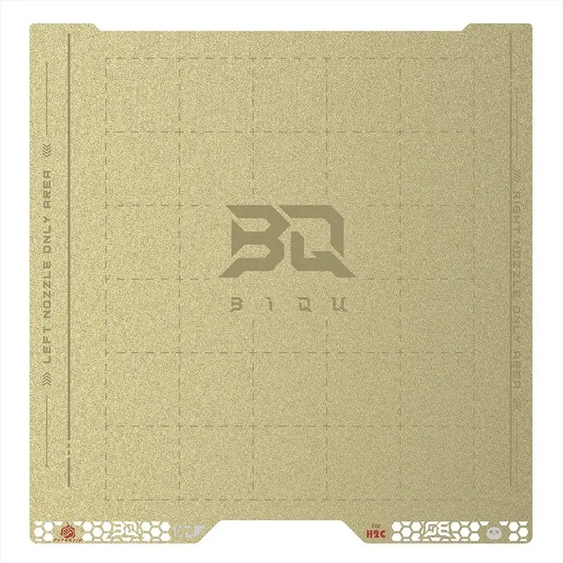 

BIQU Pyrogrip Build Plate Spring Steel Sheet For Bambu Lab H2C 3D Printers Double-Sided Textured PEI Grid 3D Printer Parts