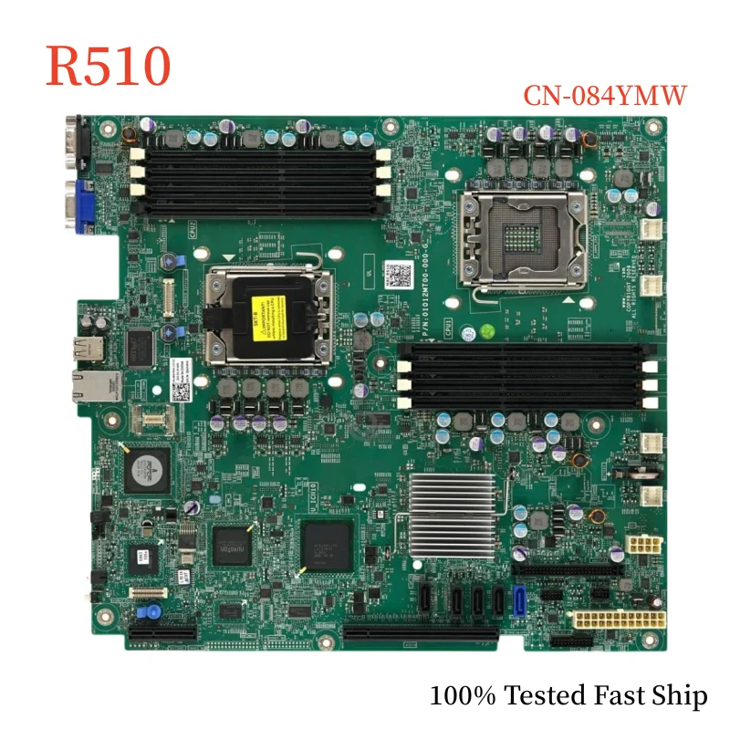 

CN-084YMW For Dell PowerEdge R510 Motherboard 084YMW 84YMW X58 LGA1366 DDR3 Mainboard 100% Tested Fast Ship