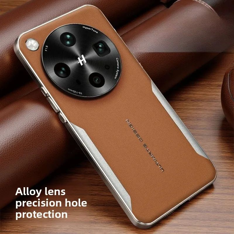 

Case For Oppo Find X9 Ultra Luxury Electroplated Skin-Friendly PU Leather Cover For OPPO find X9 Ultra Ultra-Thin Shockproof