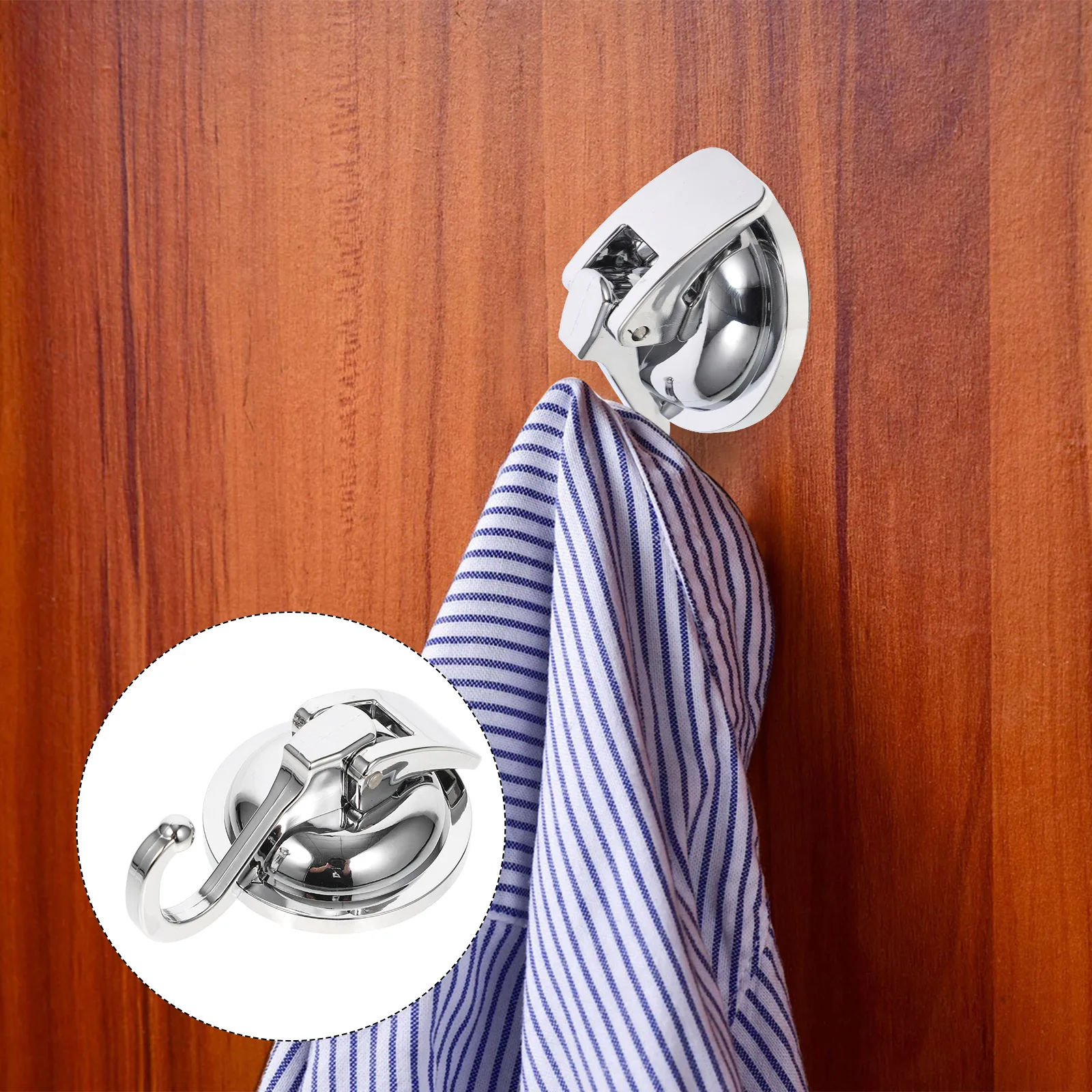 

Cup Reusable Vacuum Suction Wall Glass Hook For Home Office Kitchen Bathroom Strong Hold Coats Keys Umbrellas Safe Surface No