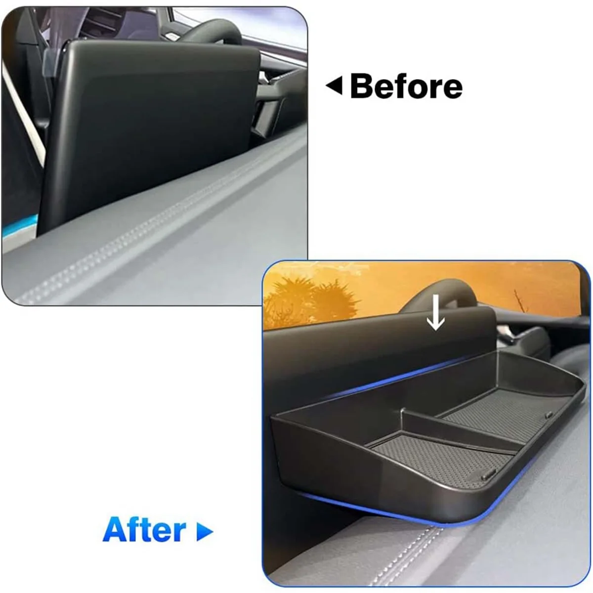 Dashboard Tray for VW ID.4 ID4 Crozz 2021-2023 Center Console Dash Storage Tray Accessories