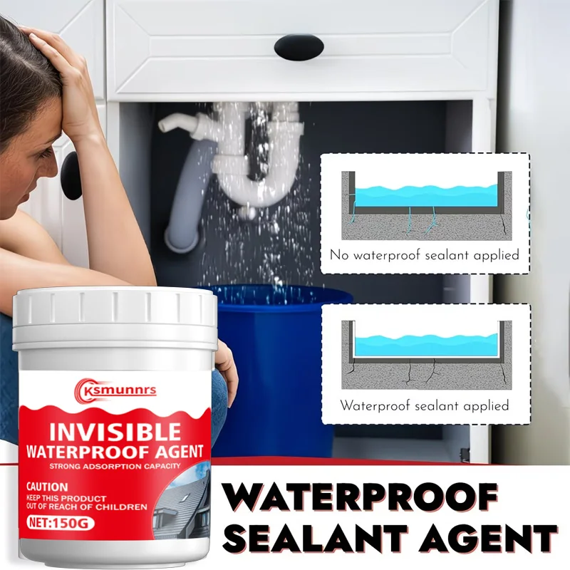 Invisible Transparent Epoxy Adhesive – Transparent, Durable, Versatile, Flexible & Easy to Repair. Ideal for waterproofing concr