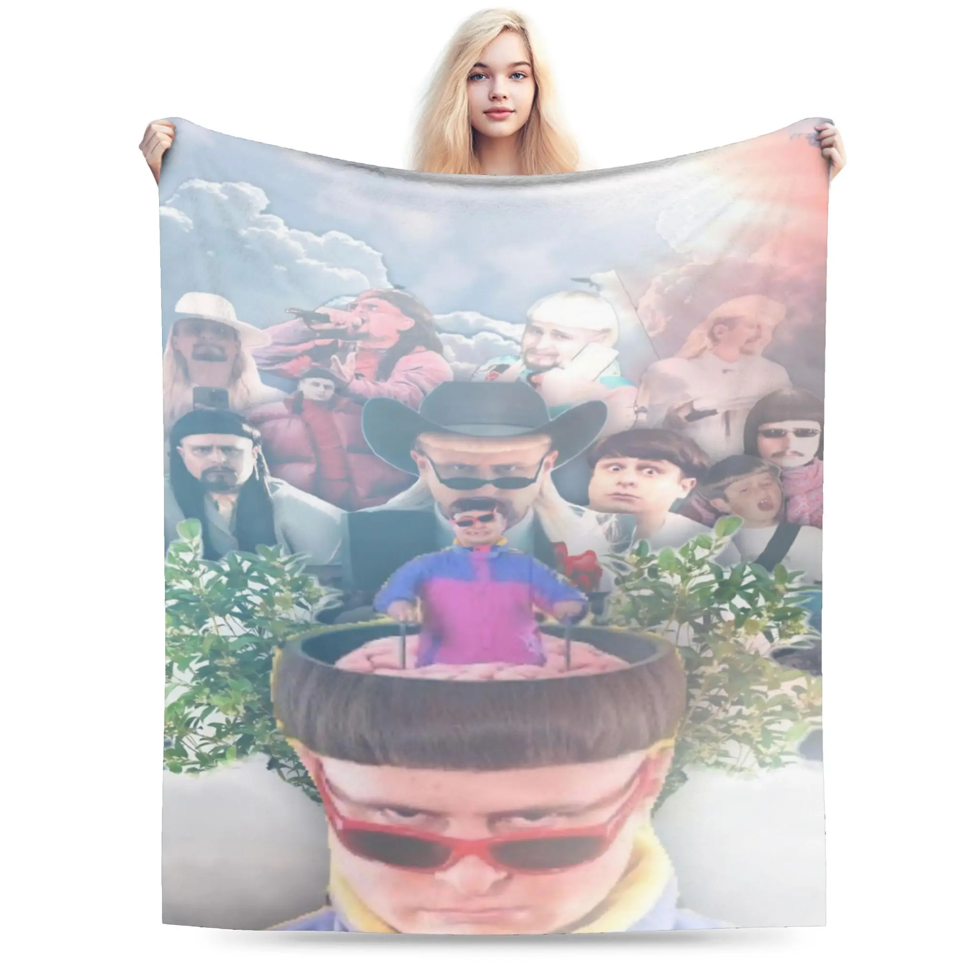 RIP Oliver Tree 1993-2026 Throw Blanket for Couch  Soft Cozy Plush Blanket 50x60 Inches Multi-size Bedspreads for All Seasons