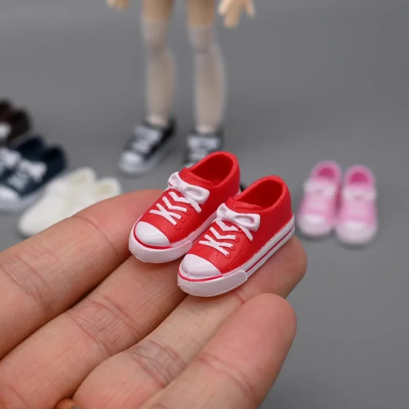2025 جديد 1/12 مقياس الذكور أحذية نسائية المنخفضة قطع قماش نموذج ل 6 بوصة Figma SHF BJD تبليجو عمل أرقام دمى اللعب المشجعين