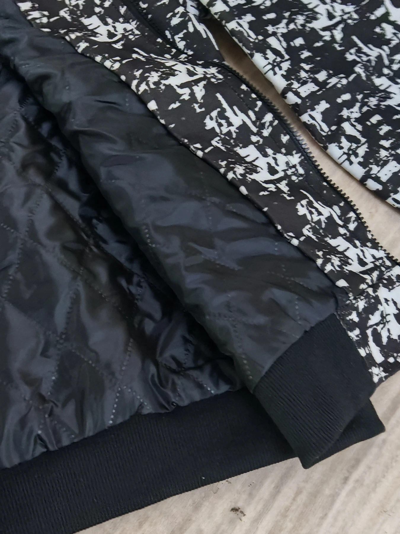 สไตล์สำหรับผู้ชายและผู้หญิง ฤดูใบไม้ผลิ ฤดูใบไม้ร่วง ฤดูหนาว บุขนแกะ บล็อกสี ขาวดำ เสื้อแจ็คเก็ตพิมพ์ลายเต็มตัว/แจ็คเก็ตเบสบอล