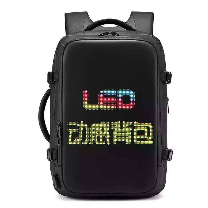 DIY  Backpack WiFi Bluetooth DIY Dynamic Wireless Software Control Waterproof Billboard LED Backpack Full Color Display screen