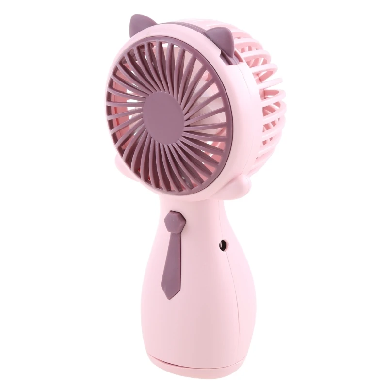 لطيف مروحة صغيرة محمولة USB مروحة التبريد الكرتون للقطط مروحة شخصية هادئة Ventilador لغرفة النوم في الهواء الطلق التخييم حفلة