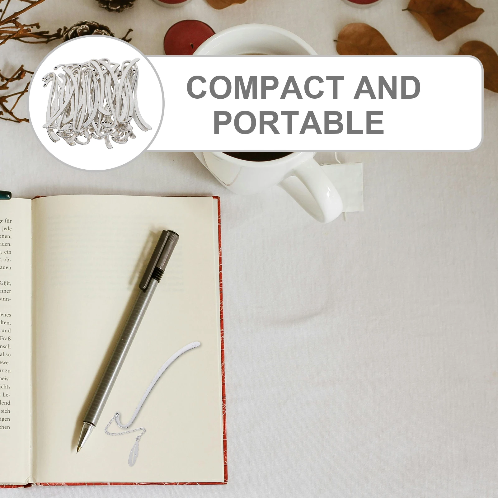 50 قطعة المعلقات المرجعية الزنك منحوتة هوك كتاب علامات DIY بها بنفسك المعادن الحرفية مستلزمات صناعة المجوهرات اليدوية السحر #2