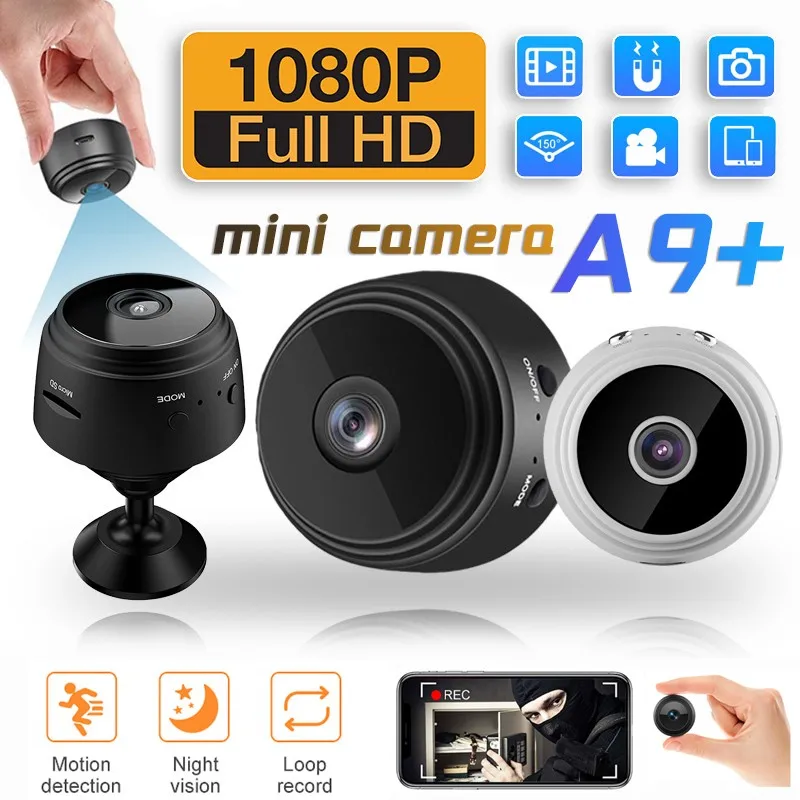 WIFI Camera Real 1080P HD Motion Detection Night Vision Video Camcorder Outdoor Home Security Wireless IP Cam