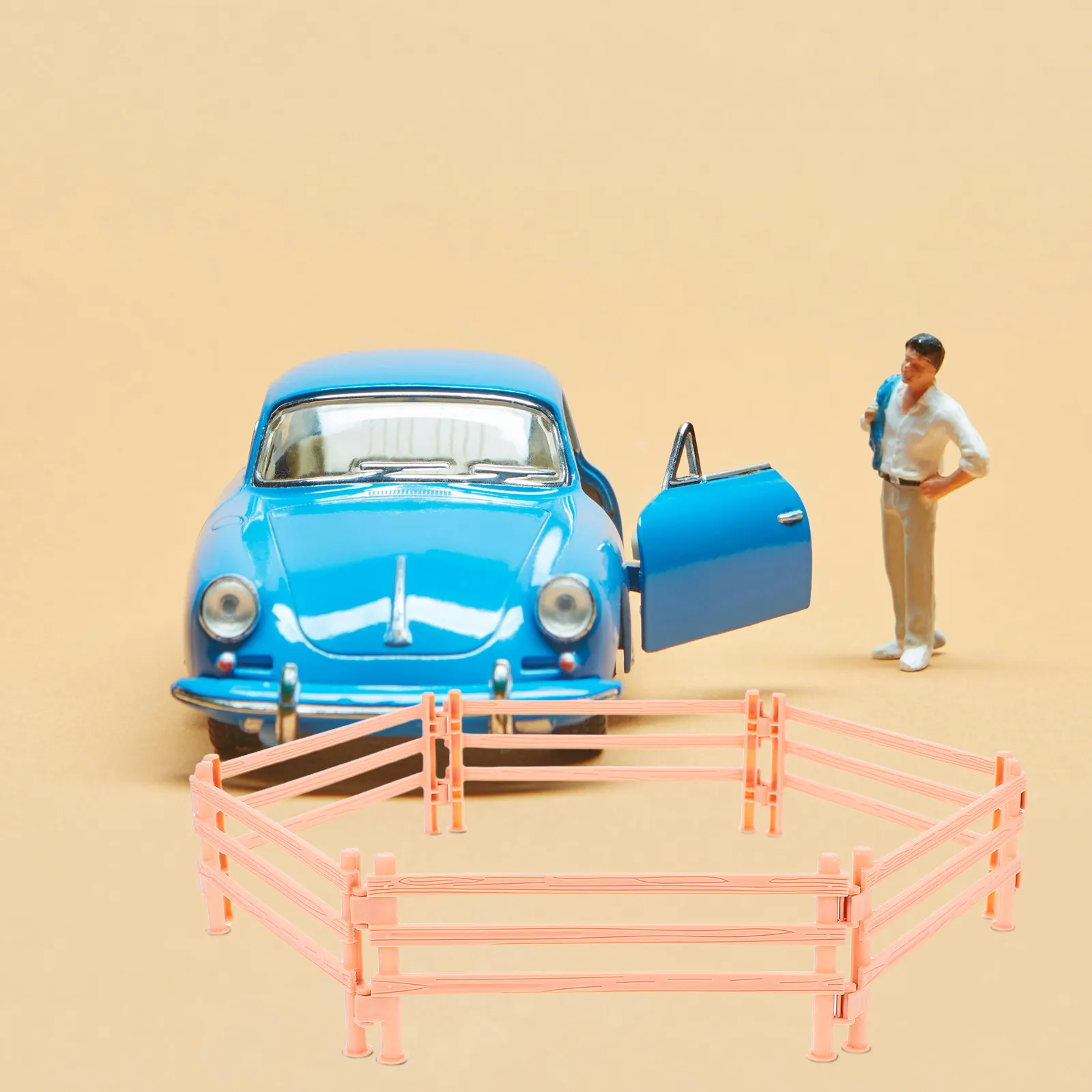 

25 шт. безопасных миниатюрных пластиковых ограждений для DIY-декора мини-сада, микроландшафта, оформления фермерских сцен и украшения цветочных горшков