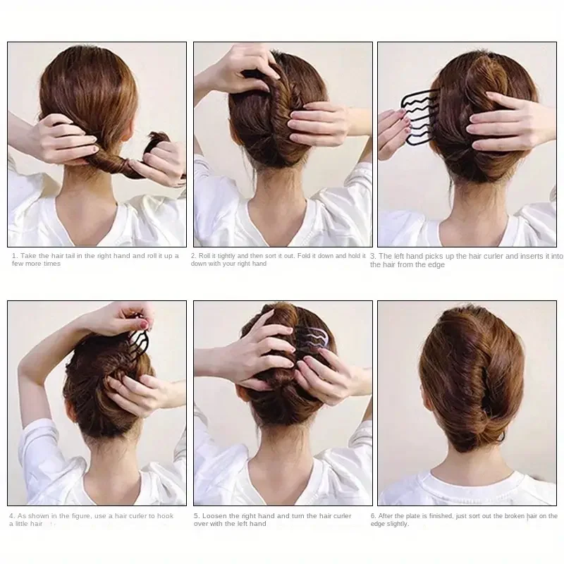 8 قطع-مجموعة-الحد الأدنى-u-shapod-barrette-vintage-hair-barrette-stick-الطراز الفرنسي-الشعر المتموج-الجانب-مشط-إكسسوارات الشعر-هدية