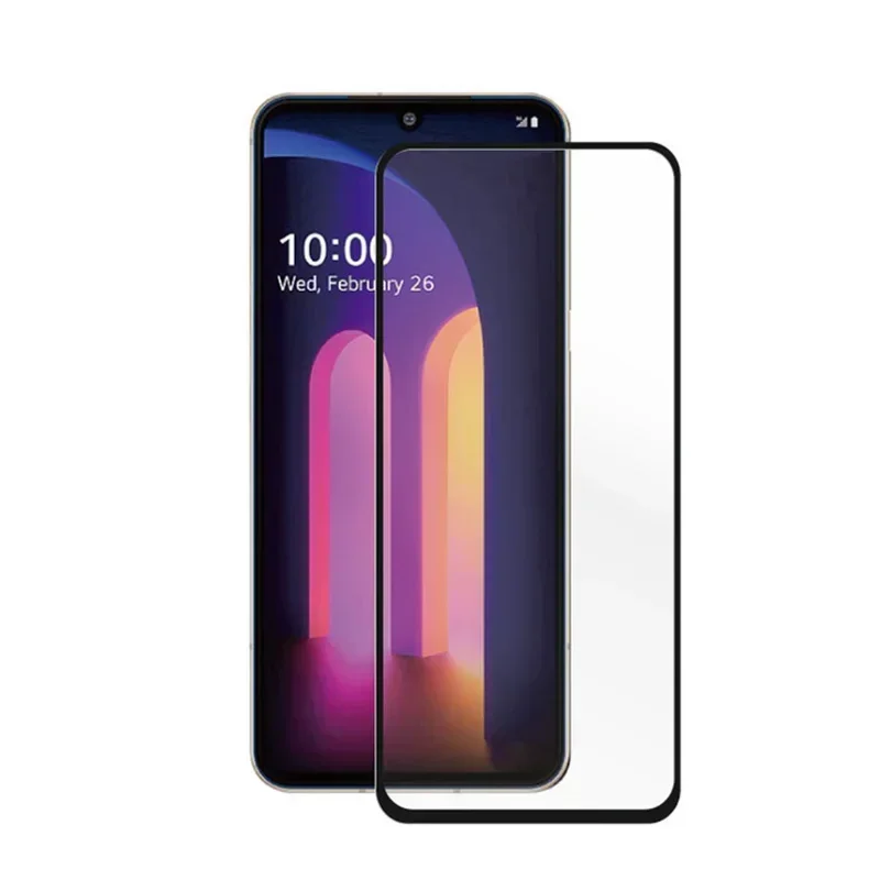 

Закаленное стекло 9D для LG V60 G8S G8X ThinQ Stylo 6 7, Черная защитная пленка для экрана LG Stylo7 9H, прозрачная защитная пленка