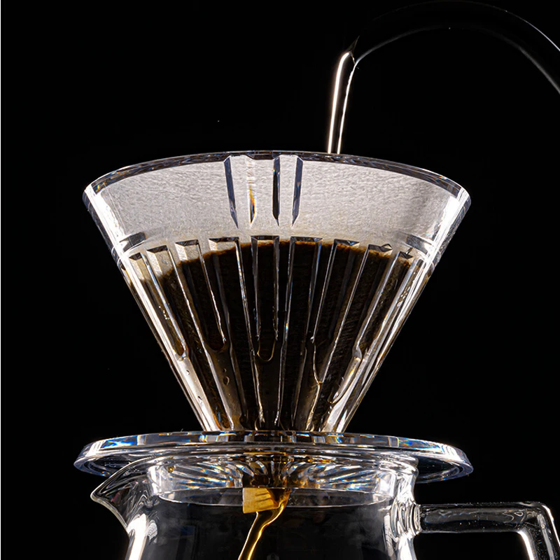 TIMEMORE PCTG Turbo Version Coffee Dripper Pour-over Coffee Maker Conical Coffee Filter Cup Hand Drip Reusable Filters Café Bars