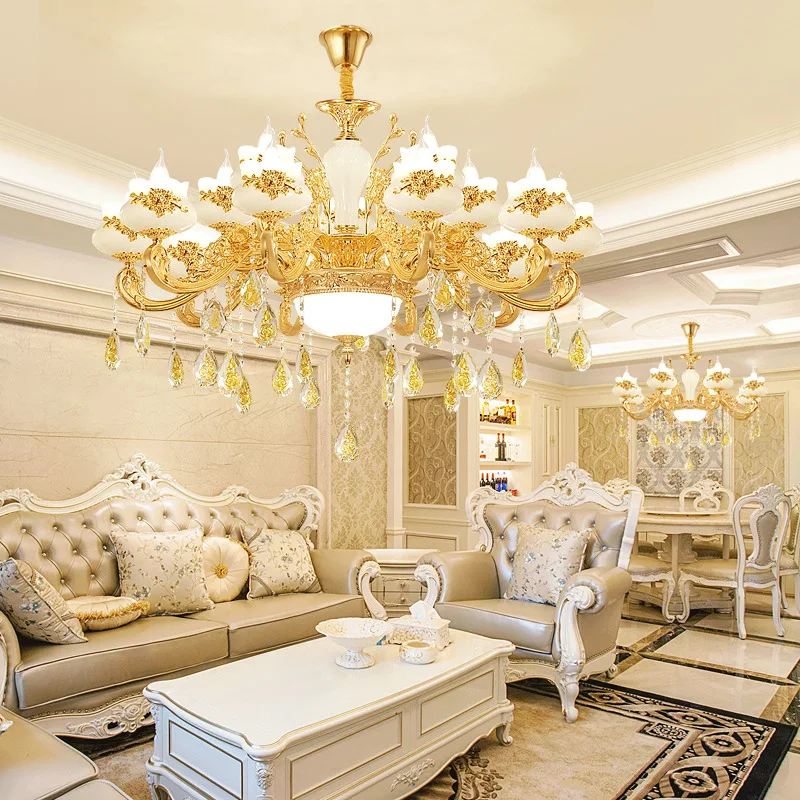 European Vintage Hotel Pendant Lighting Led Art Classic Dining Modern Crystal Cheap Turkish Chandelier Retro