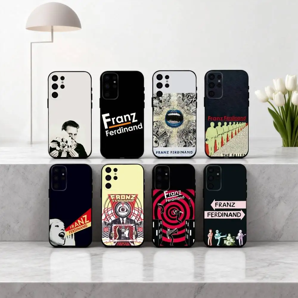 

Cool F-Franz F-Ferdinand Band Phone Case For Samsung S25,S24,S21,S22,S23,S30,Ultra,S20,Plus,Others Soft Black Cover