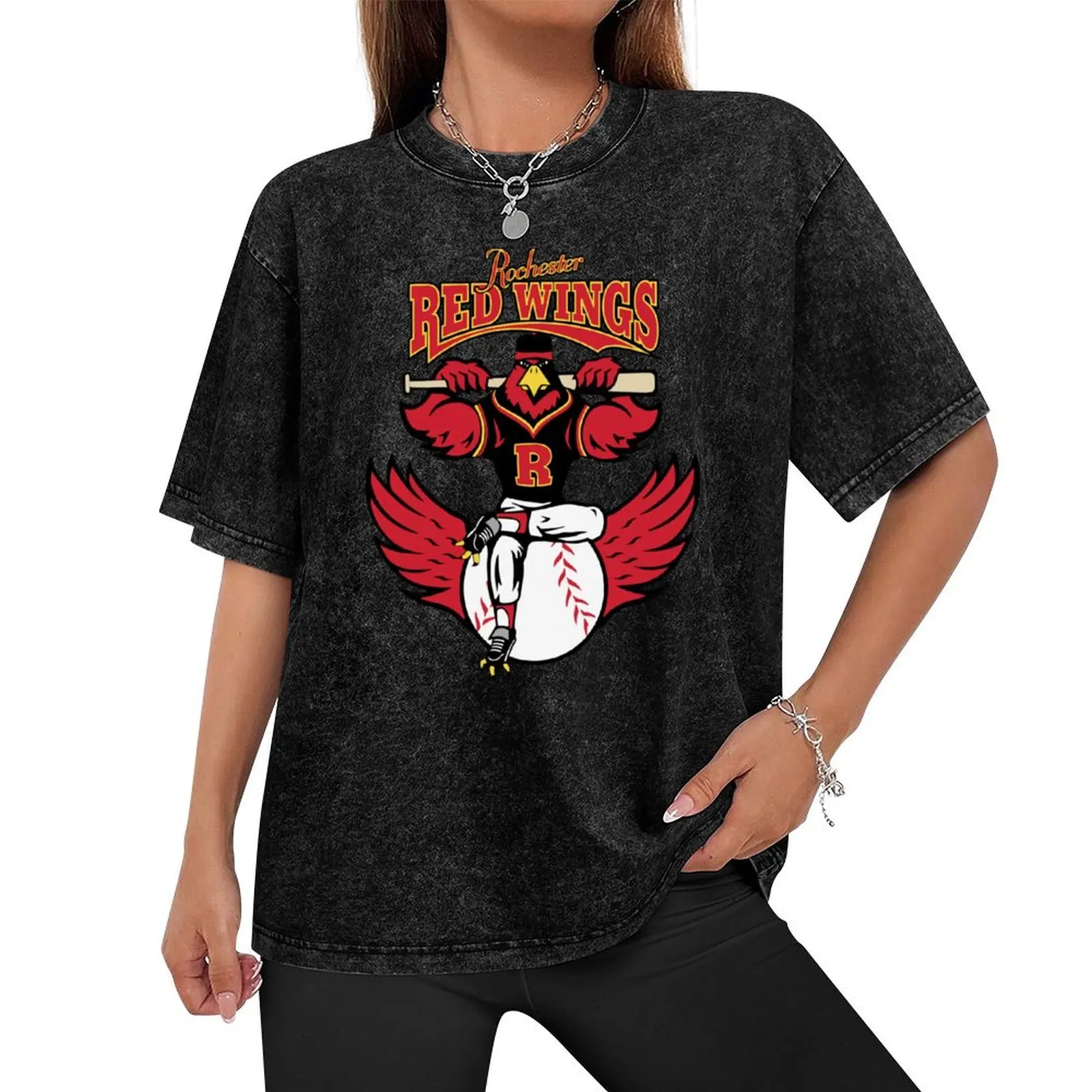 Roch Red W2 Style T-Shirt vintage customs design your own plus sizes men t shirts high quality